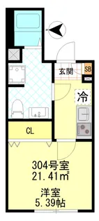 CFジオーレ大師東門前【3階】の間取り