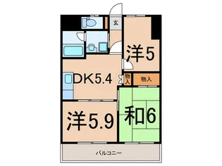 アネックス鶴見第2【5階】の間取り