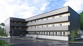 仮称)学南町新築アパート【1階】の外観