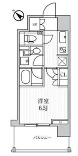 ディームス日本橋水天宮【5階】の間取り