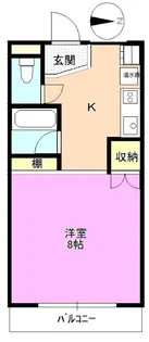 パークアベニュー若里【2階】の間取り