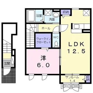 エスペランサ豊町【2階】の間取り
