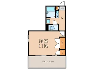 ザ ミラージュスクエア【3階】の間取り