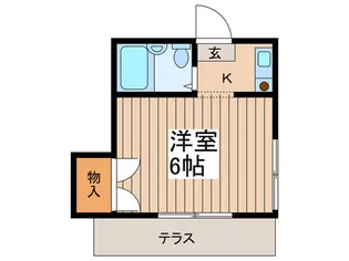 ルミネ山双【1階】の間取り