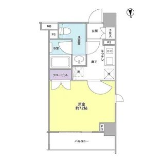 ROTIS COURT【7階】の間取り