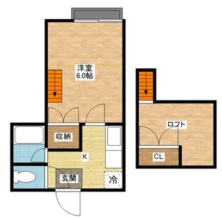 シャトル昭和【2階】の間取り