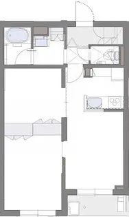 メソンマンダリーナ【2階】の間取り
