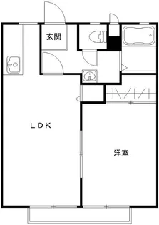 サンライフ元吉田【2階】の間取り