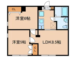 Avanti 77【2階】の間取り