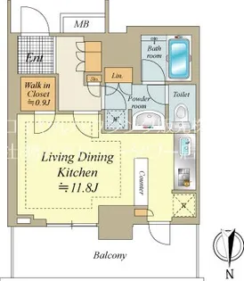 浅草タワー【5階】の間取り