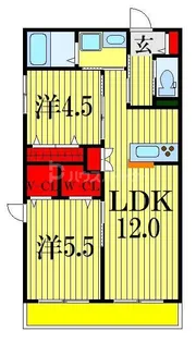 ヘーベルメゾンわびすけ【3階】の間取り