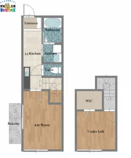 ソレイユ泉【1階】の間取り