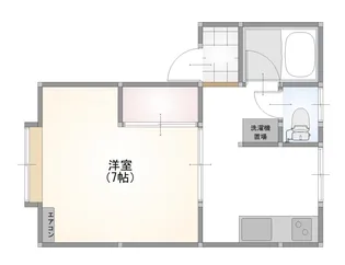 メゾンドマリーナ【1階】の間取り