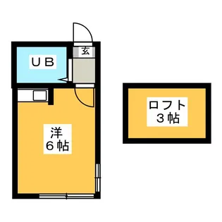 グレイスハイム久米川【1階】の間取り