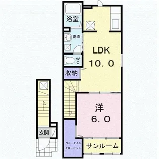 ラシュレ【2階】の間取り