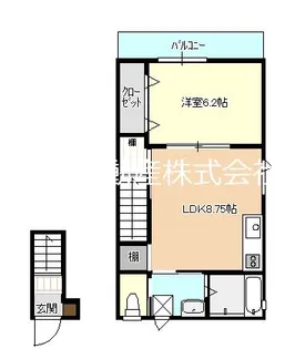 メゾン・ド・フォーチュンB棟【2階】の間取り