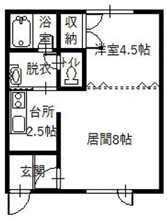 PENT HOUSE【1階】の間取り