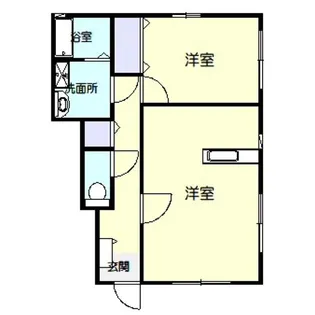 サン・ディマーネ【1階】の間取り