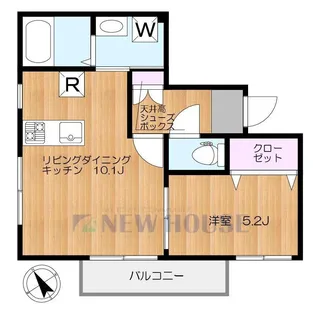 ルノン神楽坂【3階】の間取り