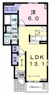 スリーサークル【1階】の間取り