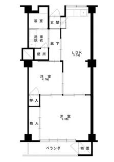 JK4本郷【4階】の間取り