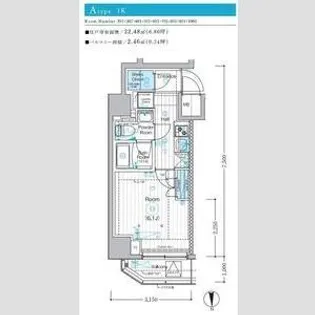 MAXIV西川口TRE【7階】の間取り