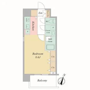 スプランディッドII【7階】の間取り