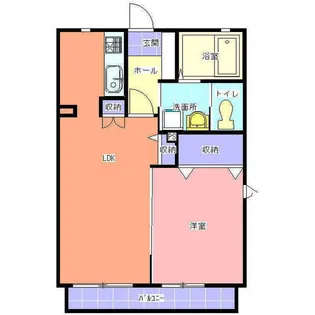 PSコレット【1階】の間取り