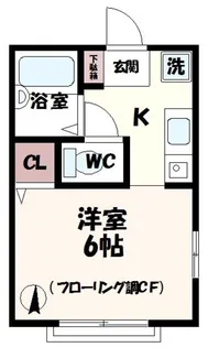 サンハウス【1階】の間取り