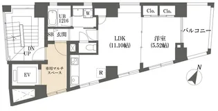 ベルア池尻【8階】の間取り