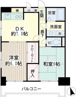 駒形エクセルII【2階】の間取り