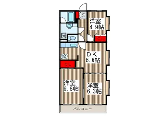 エスプレンドビスタ2【1階】の間取り