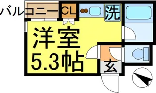 ベル・フルール【1階】の間取り