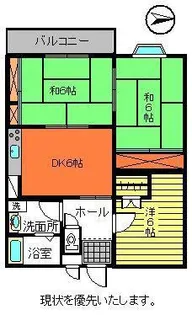 リバーサイド長町【3階】の間取り