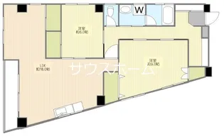 栄屋ハイツ【2階】の間取り