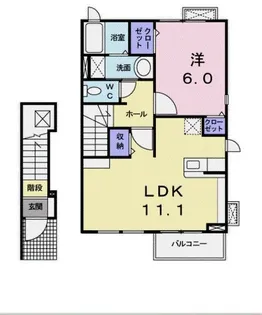 デイジー【2階】の間取り