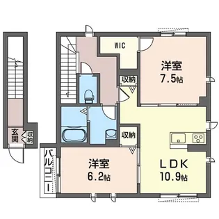 エトワールM【2階】の間取り
