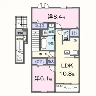 グランガーデン【2階】の間取り