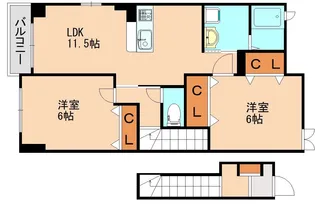 エアリーズ【2階】の間取り