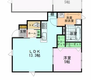 サンフラワー白尾II【1階】の間取り