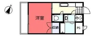 大野ハイムB棟【2階】の間取り