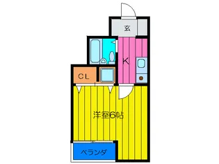 メロディハイム滝井の間取り