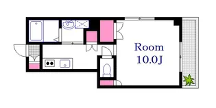 UTOPIA SENDA【3階】の間取り