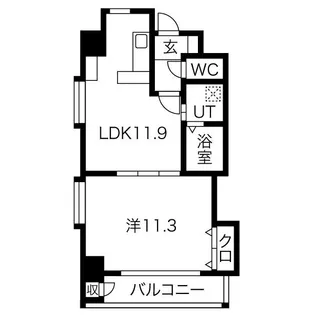 プロビデンス葵タワー【5階】の間取り