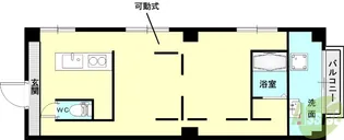 ベルトゥリー水木通【3階】の間取り