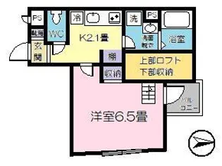 グランスイート中郡【1階】の間取り
