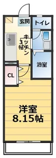 クレフラスト東仙台駅南【2階】の間取り