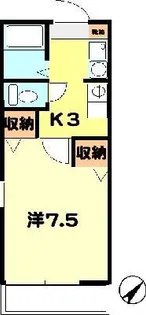 グリーンハイツ【2階】の間取り
