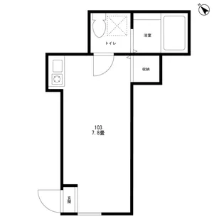 リード田端【1階】の間取り