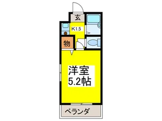 渡邉ハイツ77【1階】の間取り